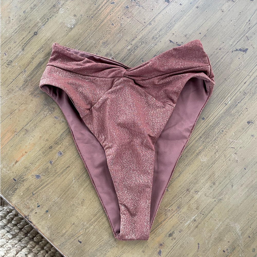 Shimmer Nancy Lee Bikini Bottom Cafe L Space NWT